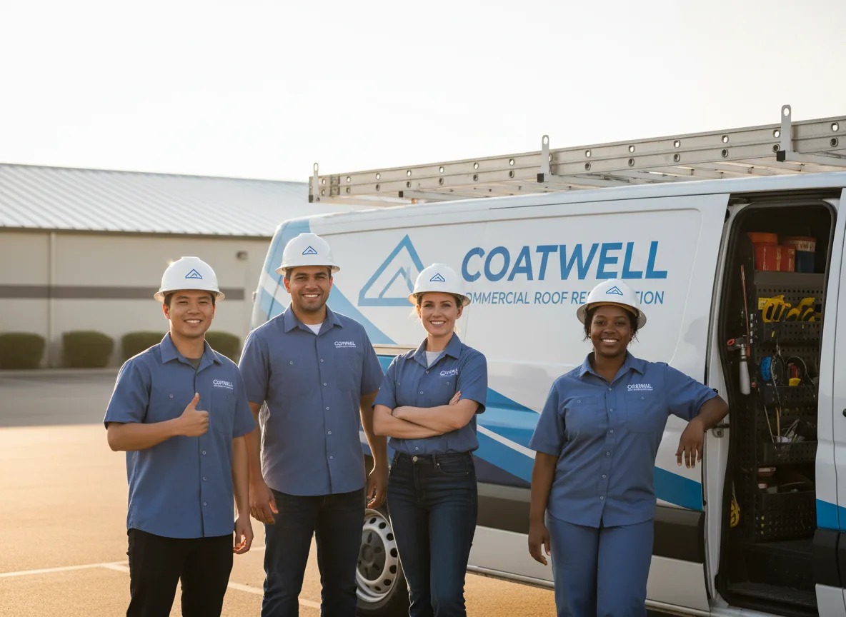 Commercial roof coating company in Roe, AR